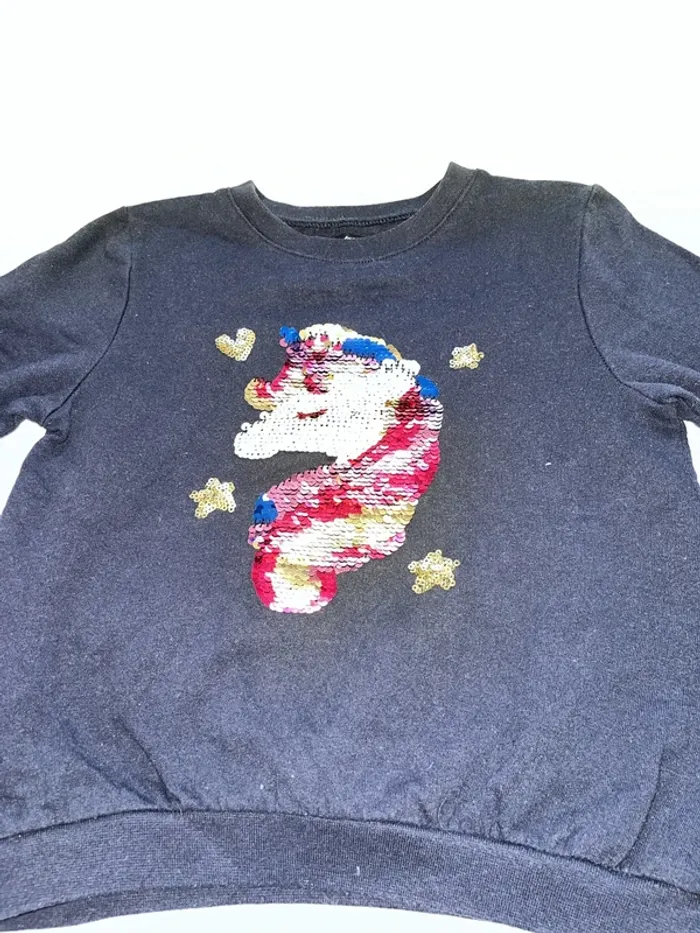 Sweat fille licorne