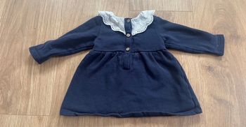 Robe bleue marine - 3 mois