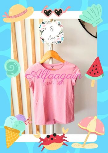 T-shirt rose Kiabi 8ans