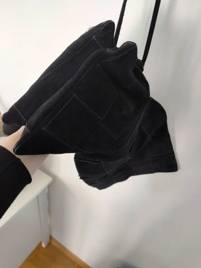 Sac à bandoulière Mango en velours - photo numéro 6