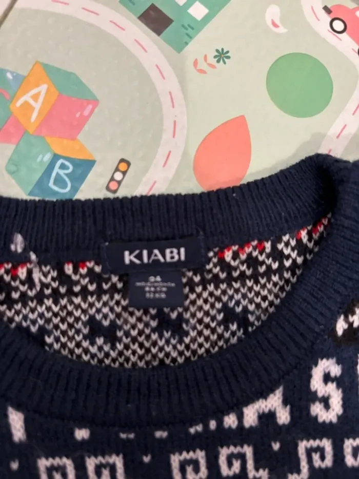 Pull de Noël Kiabi 24 mois - photo numéro 2