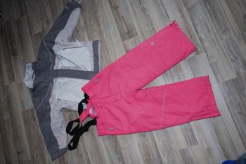 ensemble ski fille 4 ans pantalon + veste decatlon polochon etirel