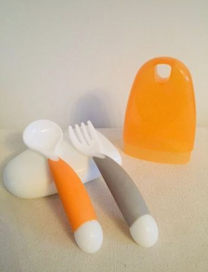 Set couvert de voyage bébé confort avec étui de transport neuf