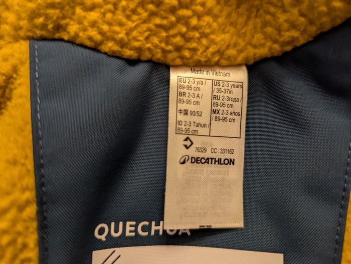 Parka chaude de randonnée -SH500 MOUNTAIN 2-3 ans - photo numéro 6