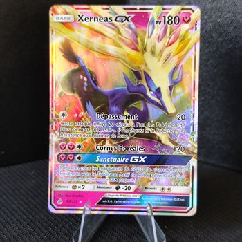 Carte pokémon 🇨🇵 Xerneas GX 90/131 Soleil et Lune Lumière Interdite 