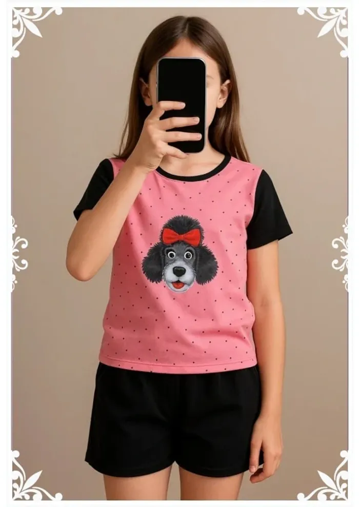 🎀 Pyjama Fille Fait Main – Taille 6 ans 🎀 - photo numéro 2