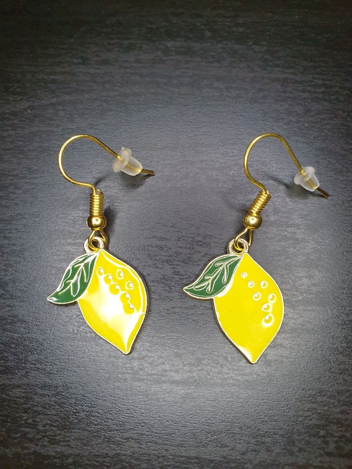 Boucles d'oreilles "Citron"