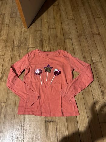 T-shirt manche longue fille 10ans