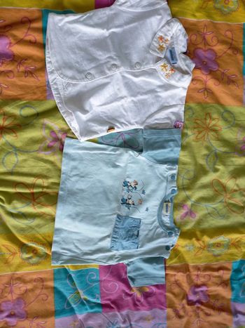 Lot 2 hauts sergent major 9 mois