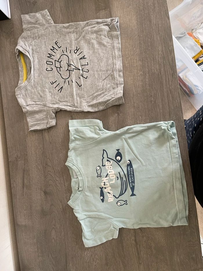 Lot de 19 tee-shirts taille 6 mois - photo numéro 8