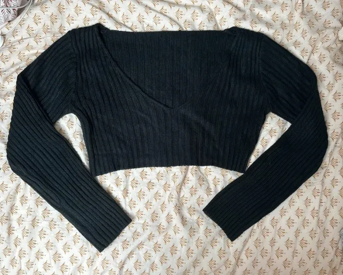 Lot 3 crop tops effet tricot XS - Neuf - Shein tendance - photo numéro 7