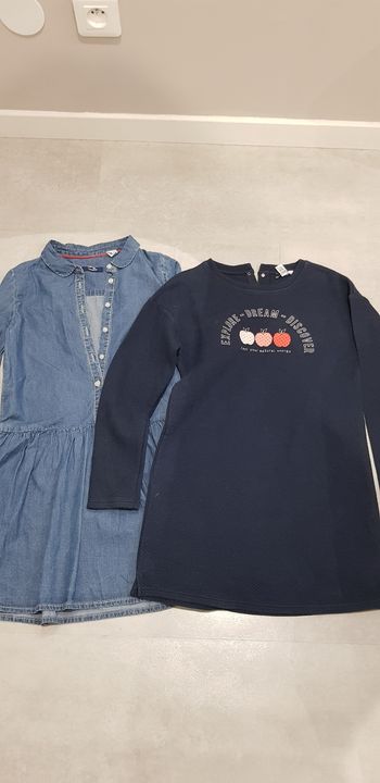 Lot 2 robes okaidi 10  ans
