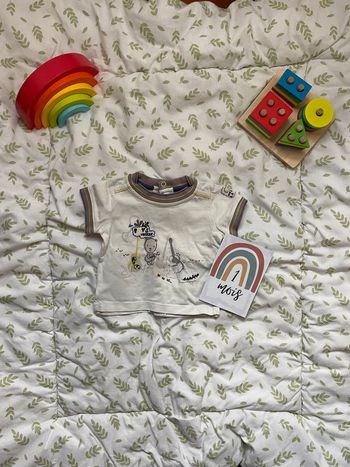 teeshirt manches courtes beige sergent major 1 mois ouverture totale au dos