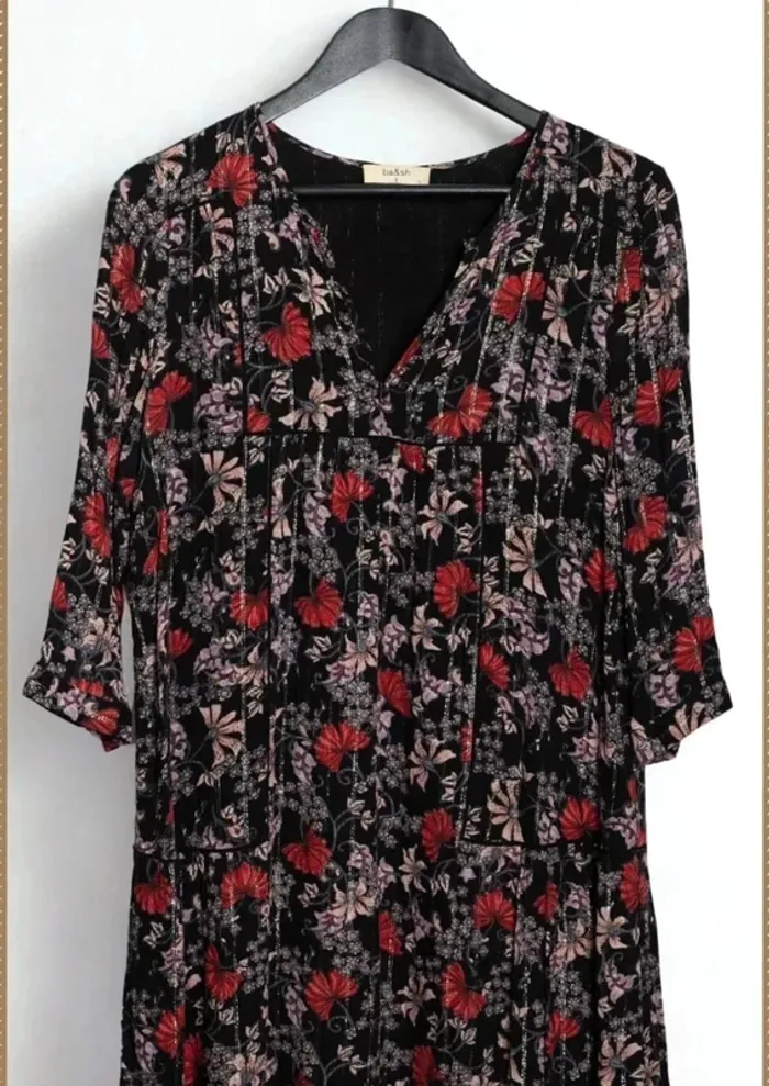 Robe fleurie Ba&SH Taille 1 - photo numéro 3