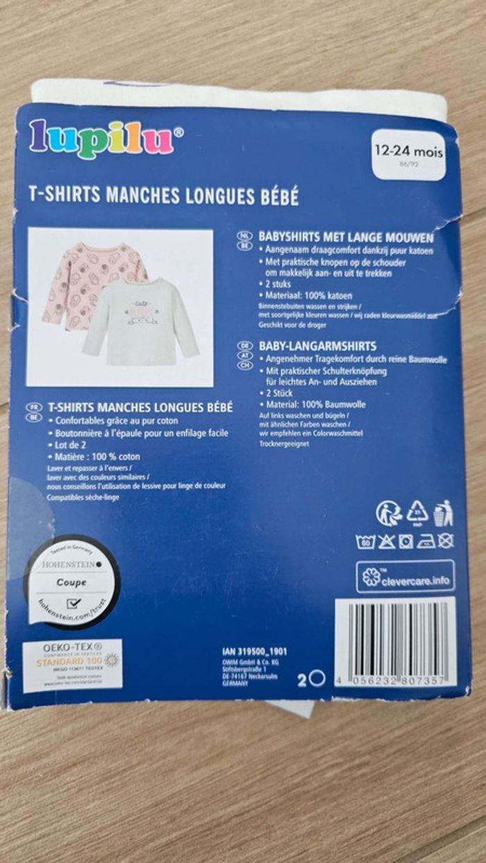 Lot 2 tee shirt 24 mois - photo numéro 2