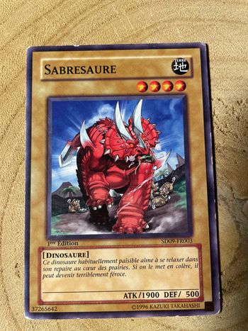 Carte Yu-Gi-Oh! : Sabresaure - SD09-FR003