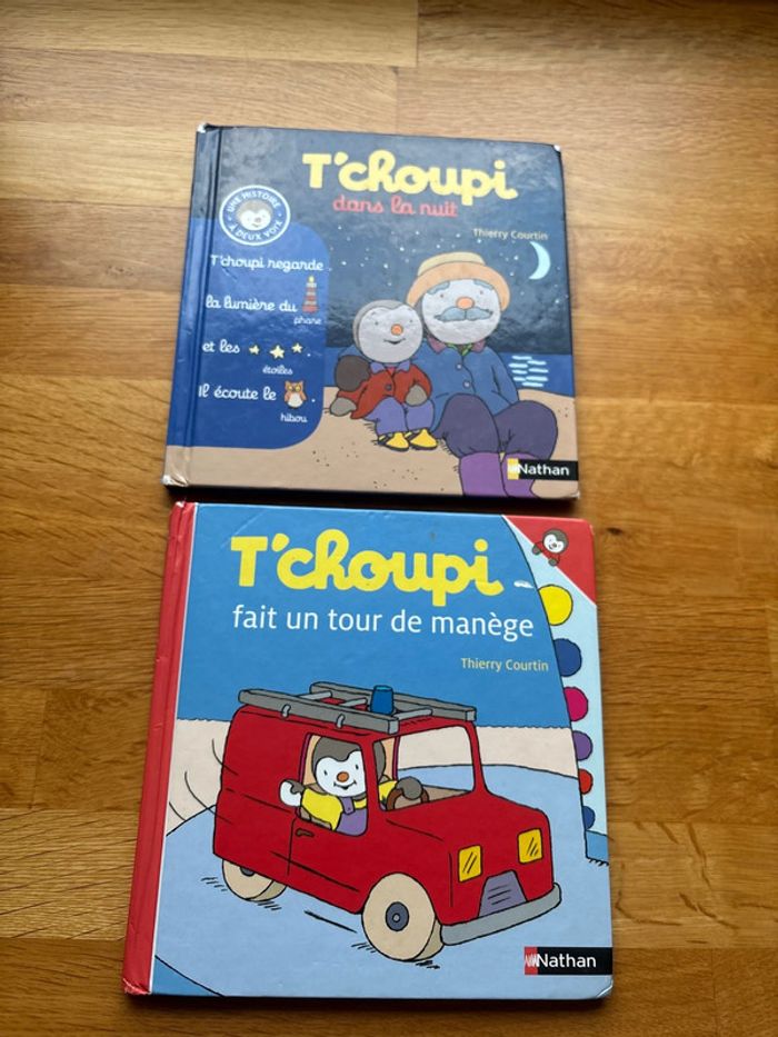 Lot 2 livres T’choupi