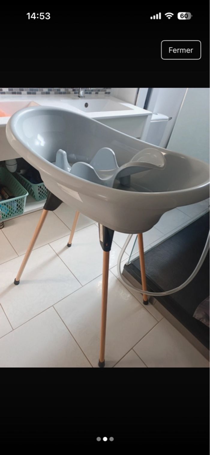 Baignoire sur pied - photo numéro 2