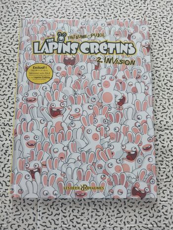bd les lapins crétins invasion tome 2 album humour enfant ubisoft très bon état