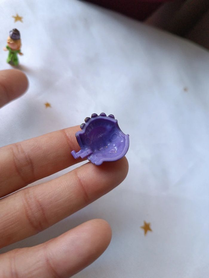 Figurine bague ring crown keepsake bluebird doll miniature micro mini small Polly pocket couronne - photo numéro 10