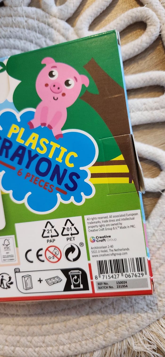 Crayons Gras X6 Animaux de la Ferme - photo numéro 6