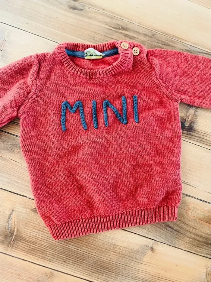 Ensemble pull en mailles et jogging 12 mois - photo numéro 2