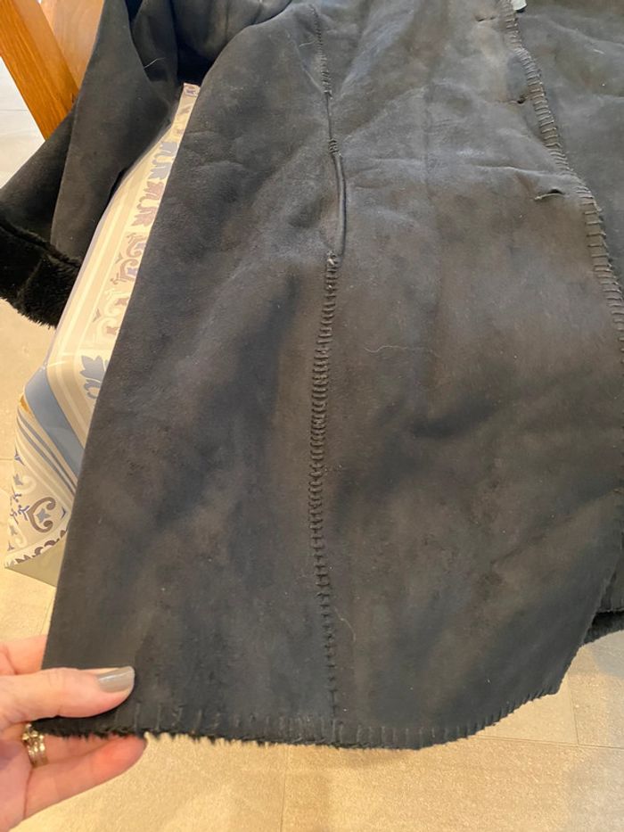 Manteau long fausse fourrure - photo numéro 9