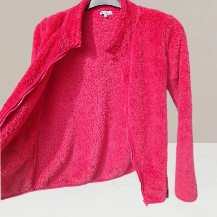 Magnifique veste polaire rose - U Collection - Taille 14 ans - photo numéro 2