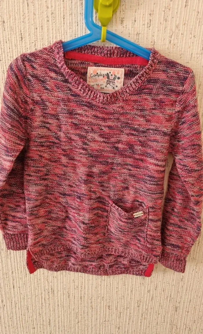 Pull rose violet taille 6 ans complices - photo numéro 4