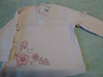 Maillot manches longues bébé fille 6 mois