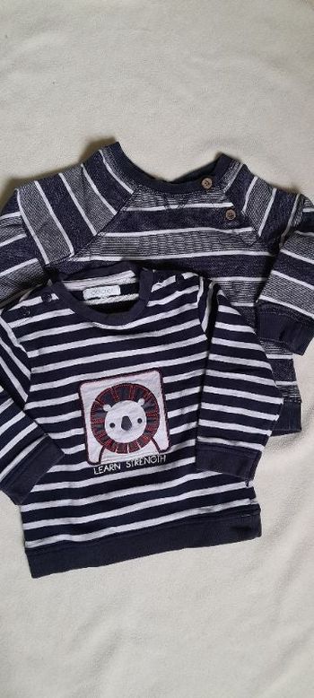 Lot 2 sweats 12-18 mois