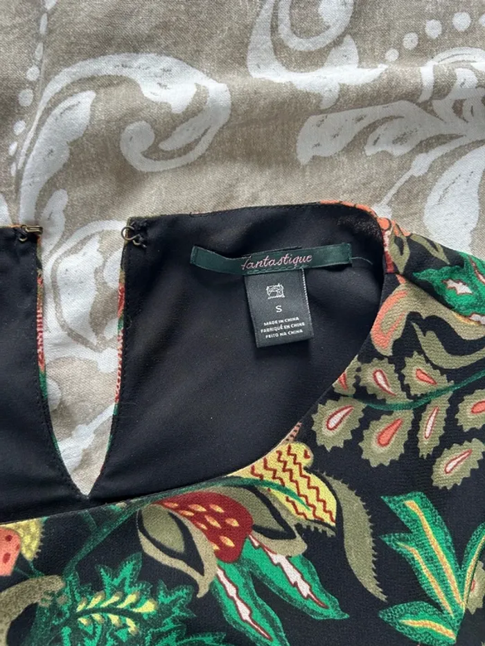 Robe fleur scotch & soda taille s - photo numéro 5
