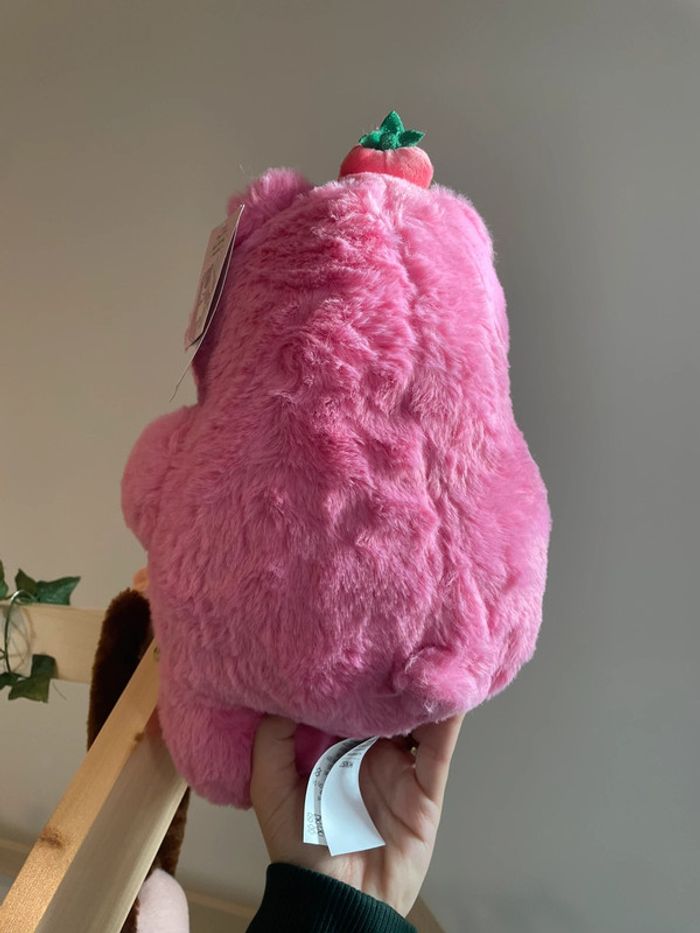 Grande peluche Disney Pixar Lotso l'ours à la fraise 🍓 - photo numéro 12