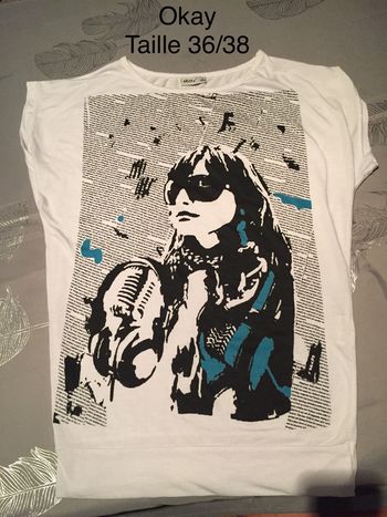 T-shirt imprimé Okay Taille 36/38