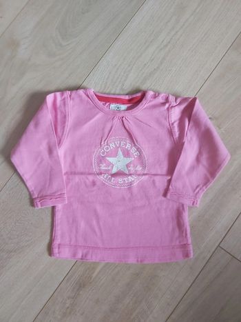 Tee-shirt manches longues fille Converse 18 mois (78)