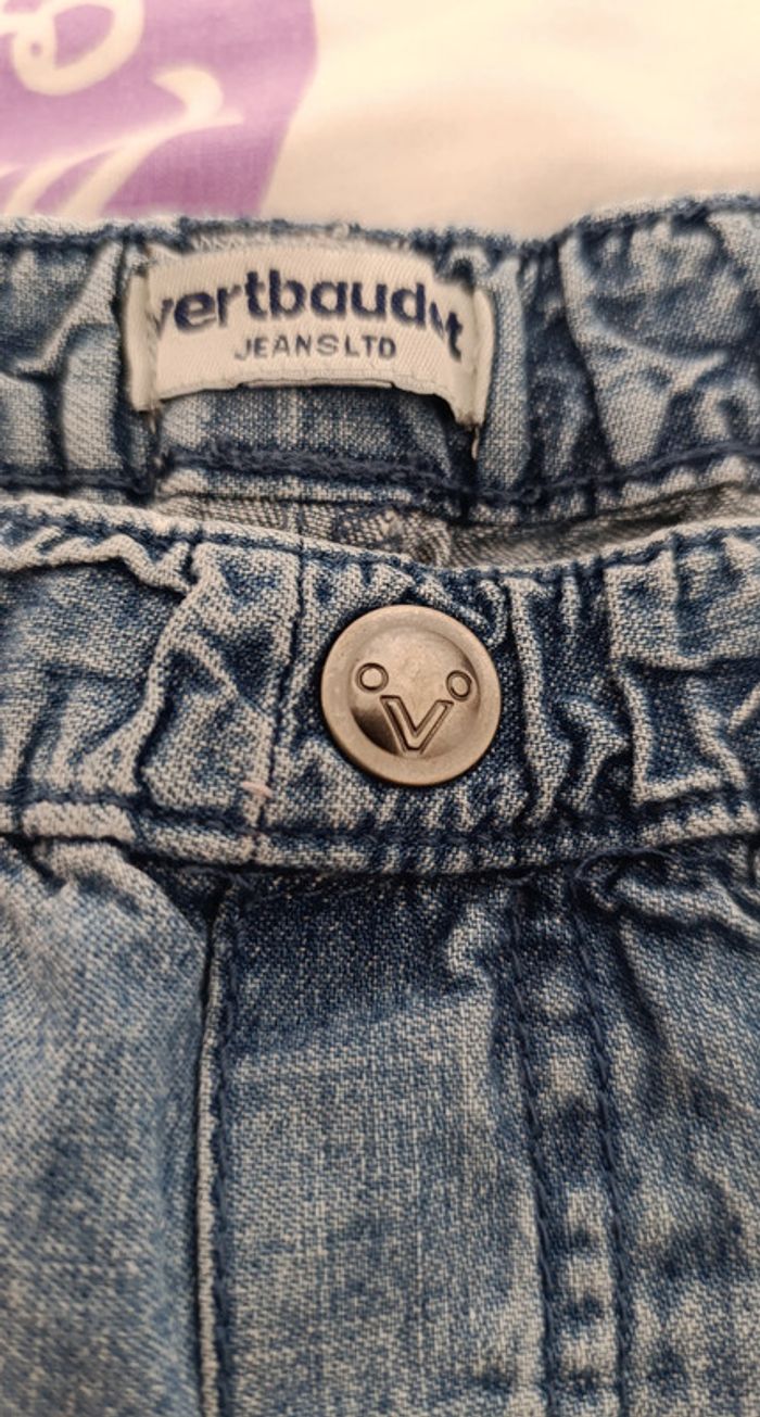 🩵Short/Bermuda jean. 3 Ans. Vert Baudet 🩵 - photo numéro 4