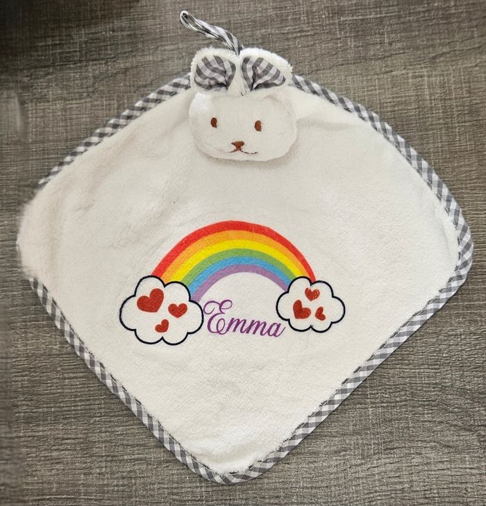 Serviette doudou de table personnalisable