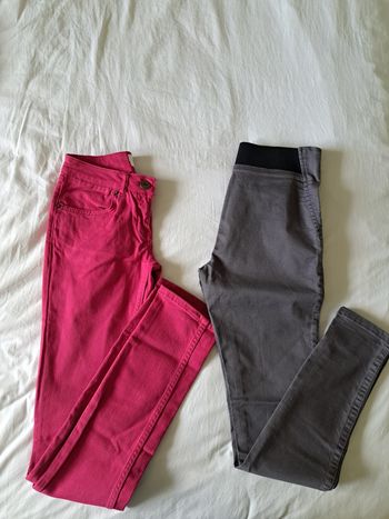 Lot 2 pantalons skinny
