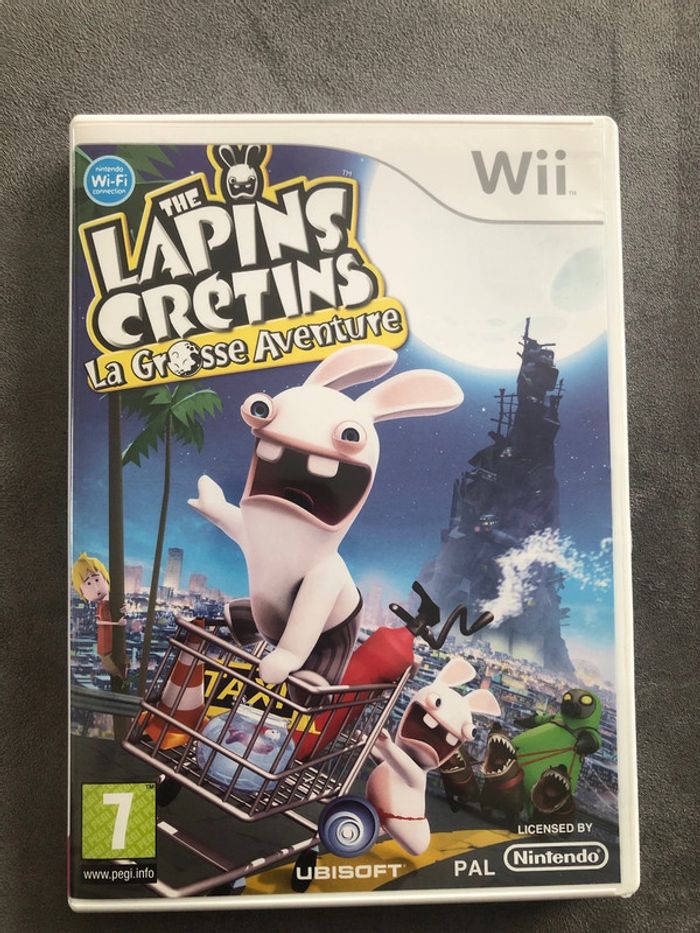 Lapins cretins la grosse aventure wii