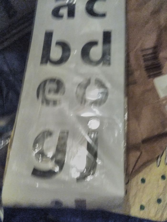 Pochoirs alphabet - photo numéro 2