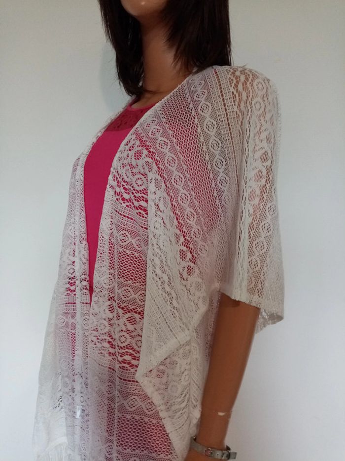 Kimono en dentelle vero moda - photo numéro 3