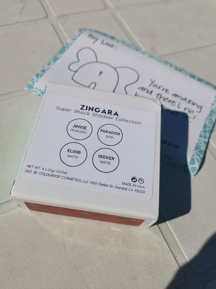 Colourpop quatuor Zingara - photo numéro 2