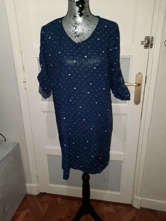Chemise de nuit cerise blue - photo numéro 2