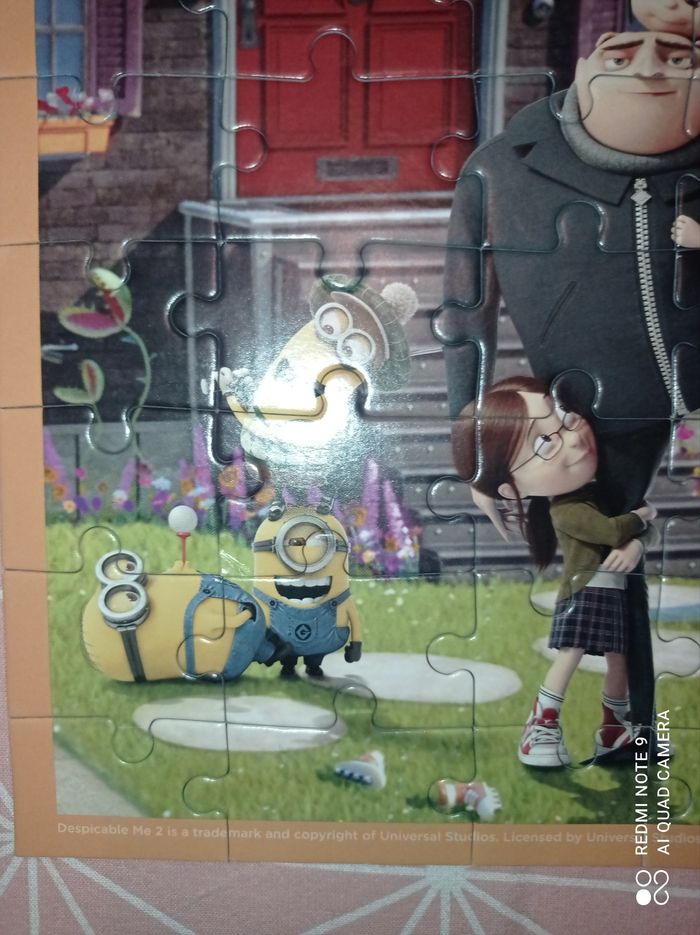 Puzzle + poster, Moi moche et méchant, 45 pièces, MB - photo numéro 3