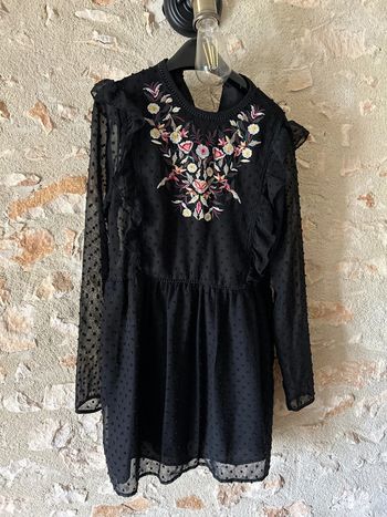 Robe plumetis