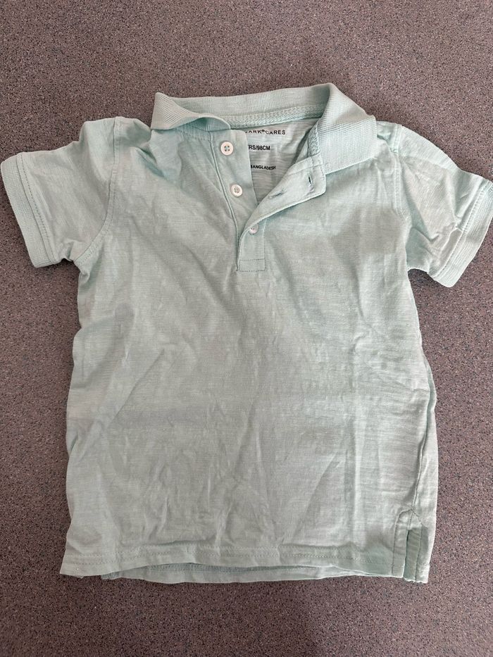 Teeshirt polo Primark 2-3 ans bleu
