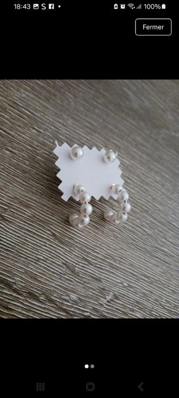 Boucles d'oreilles acier inoxydable 