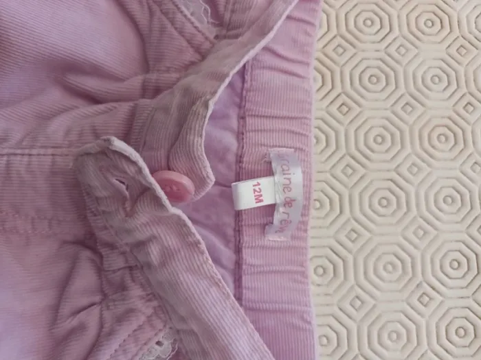 Pantalon Graine de rêve 12 mois parme - photo numéro 4