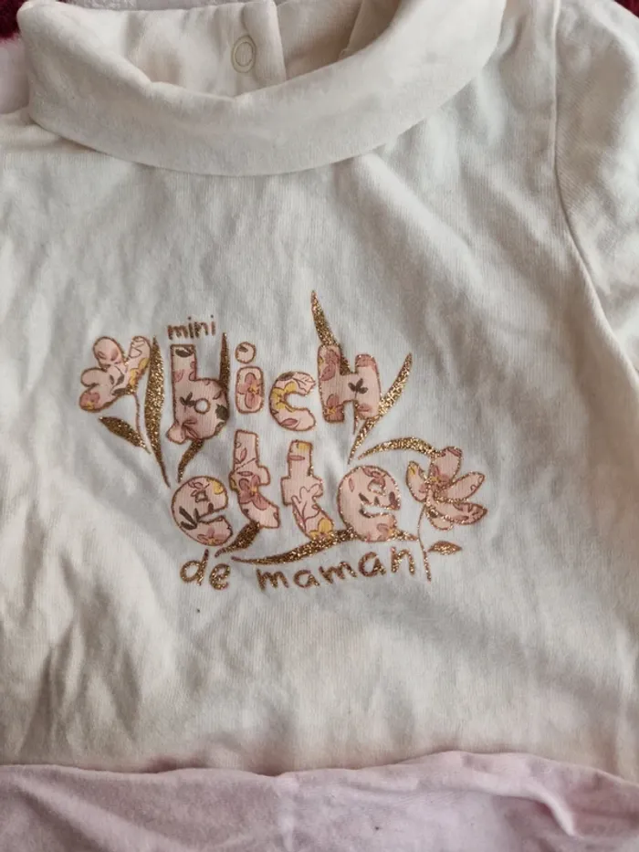 Lot tee shirts ML 3 mois - photo numéro 3