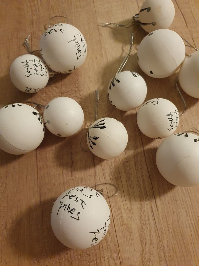 Decoration Noël boules